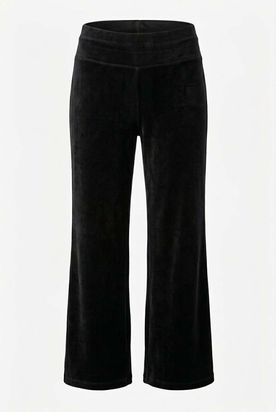 Oh Baby! by Motherhood Maternity Black Velour Lounge Pants Size L #633